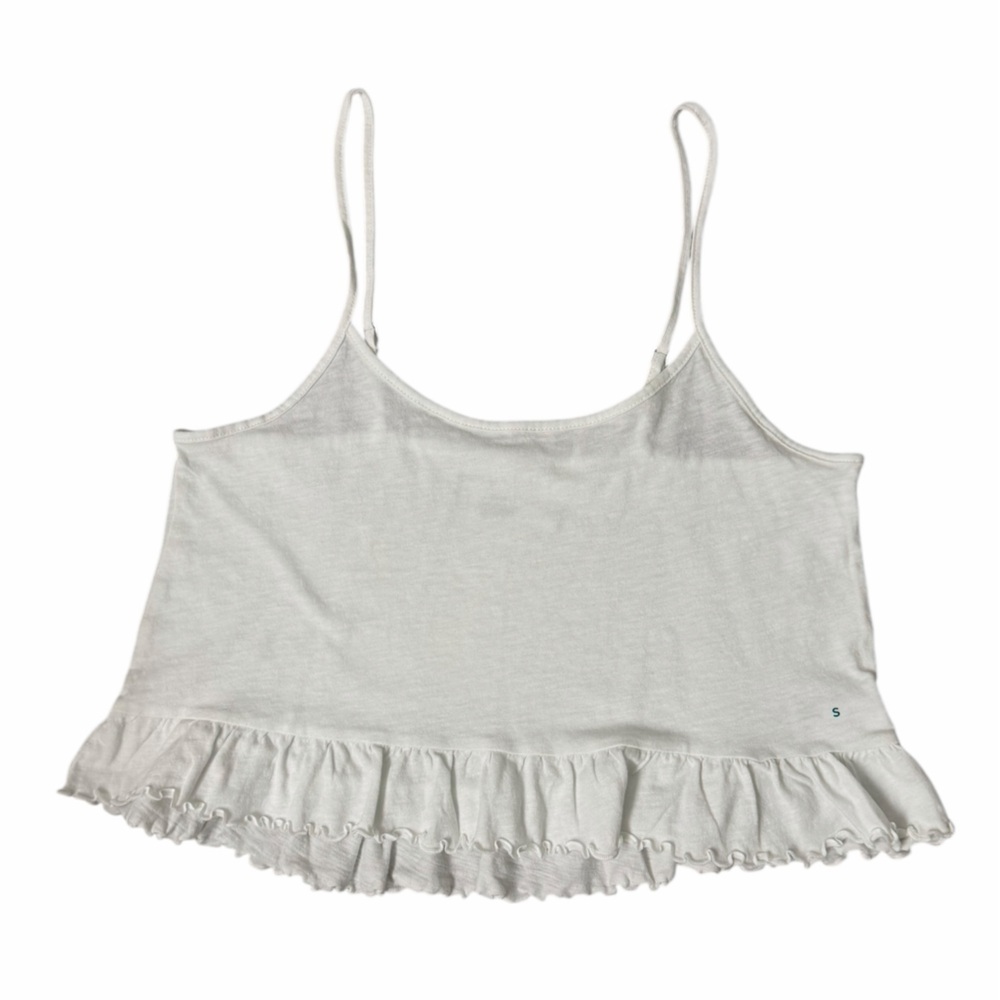 American Eagle Outfitters Cream Ruffle Camisole - Picture 6 of 9